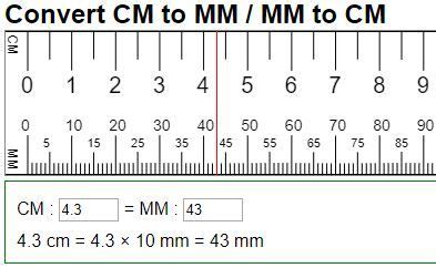 six mms|Convert 6 Millimeters to Centimeters